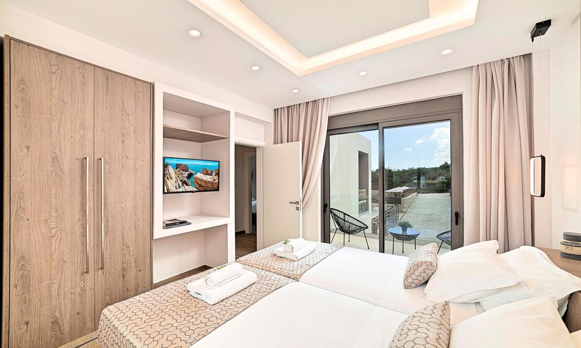 Minoas Villas Heated Pool Kournas Exterior photo