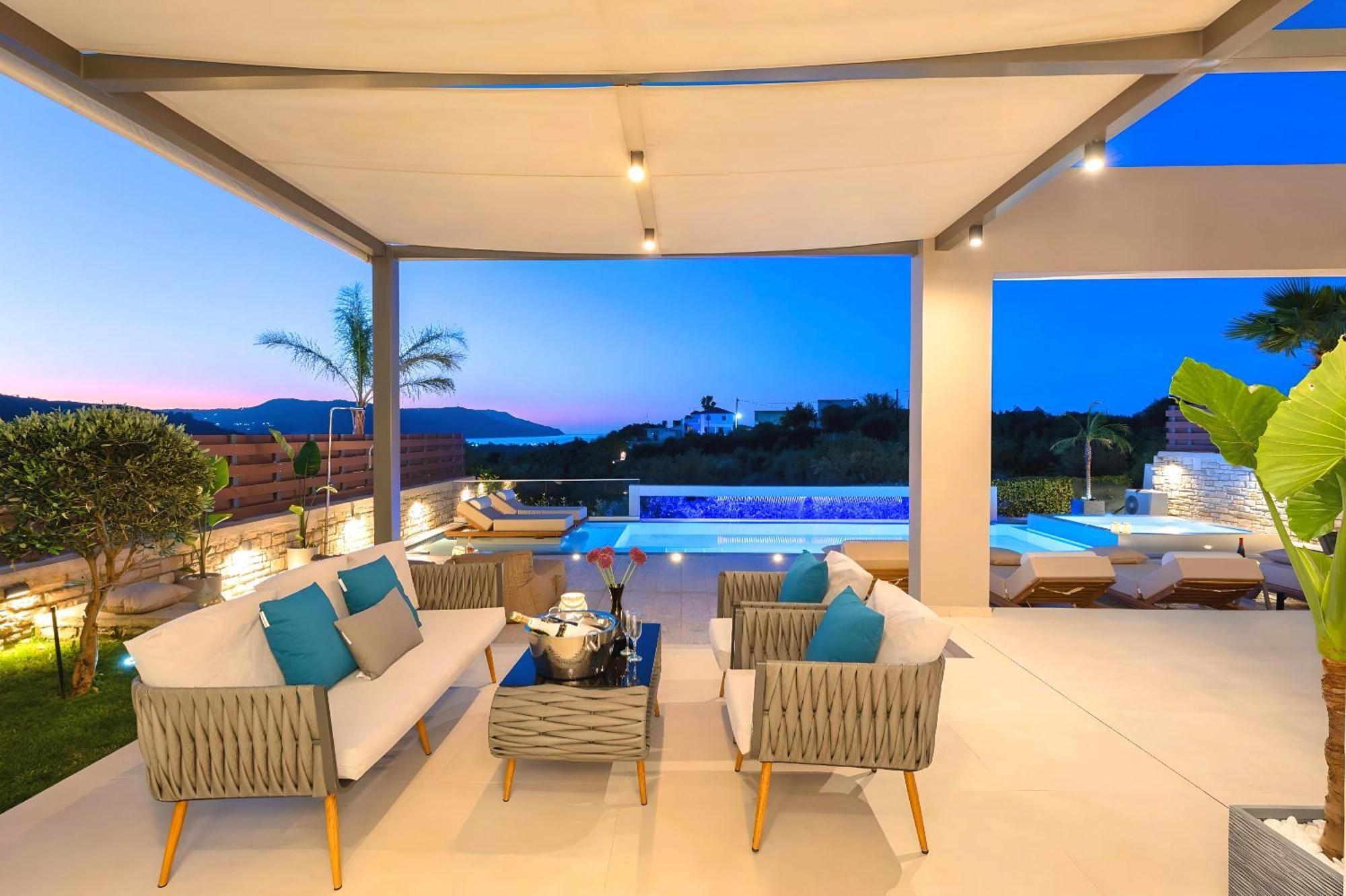 Minoas Villas Heated Pool Kournas Exterior photo