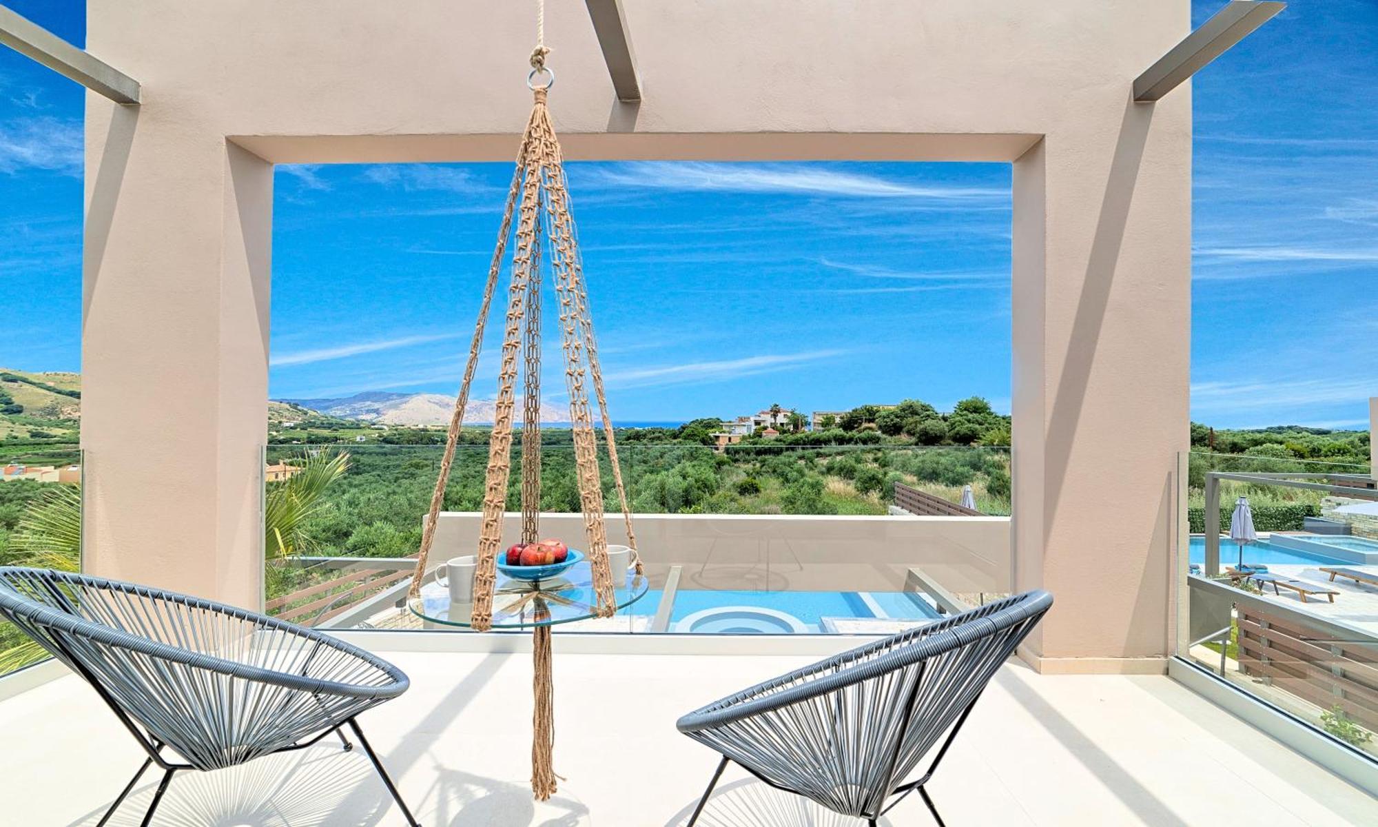 Minoas Villas Heated Pool Kournas Exterior photo